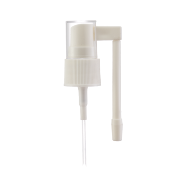 Pulverizador oral farmacêutico de bico longo com nervuras brancas 20/410