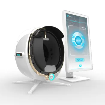 Derma Scan: Comprehensive Facial Skin Analyzer with Magnifying Glass Technology