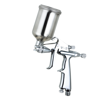 Voylet V-3 Spray Gun: Gravity Feed with 125ml Cup, 0.5mm Nozzle, Mini Air Spray Gun