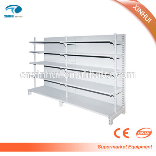 Single-side high quality powder coating metal supermarket shelf