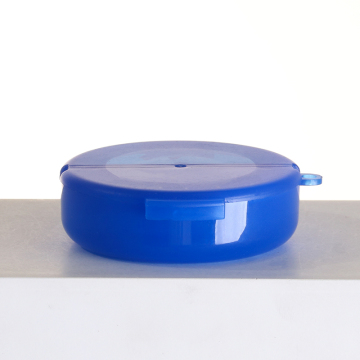 5G 2-Round Blue Injection Molding Cosmetic Jar Wholesale