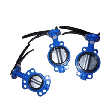 cast iron marine wafer type butterfly valve