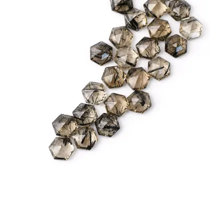 Black Tourmaline Quartz Black Hair Quartz Tea Crystal