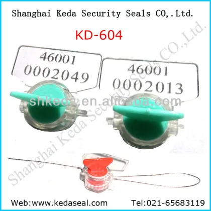 plastic water electric metrel seal Twin twisted lead sealing wire Meter Seals KD-604