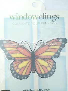 Reuseable butterfly Window clings Stickers for Promotion