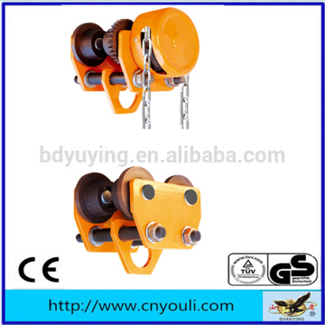 Manual Plain Trolley 0.5ton to 5ton with competive price