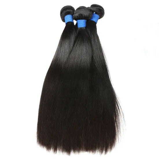 Top  Quality 9a Grade Virgin Indian Hair Raw human hair weave cuticle aligned straight hair