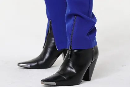 Casual women pants blue