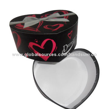 Heart shape chocolate box