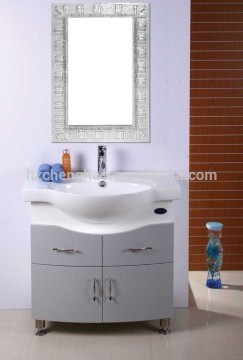 Modern floor mounted pvc bathroom cabinet vaniry