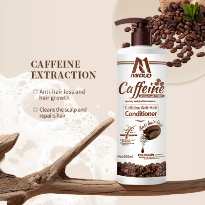 OEM Factory Vegan Nourishing Collagen Repair Silicone-Free Cruelty-Free Caffeine Hair Conditioner Oil - 500ML