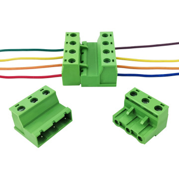 7.62mm Pitch Solderless Male Terminal Header & Female Terminal Set Plug-in, Tool-Free Press Connection, Industrial Connector