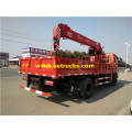 Dongfeng грузовик 5 тонн смонтированы Телескопические краны