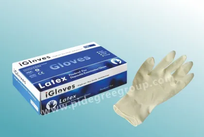 Powdered And Non-sterile Latex Green Gloves, Latex Medical Examination Gloves, Latex Examination Gloves