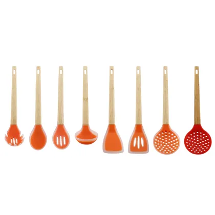 Heavy Duty Stainless Steel handle Silicone Cookware