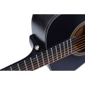 Guitare acoustique noire de 36 pouces