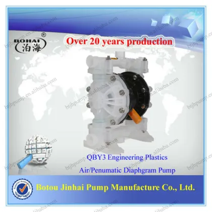 QBY3-25 Engineering Plastics Pneumatic/Air Diaphragm Pump