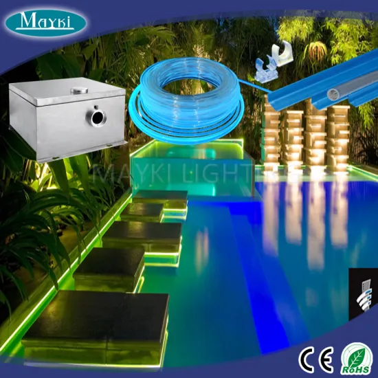 Best Sell fiber optic Light led pool light remote control for swimming pool perimeter light and remote control