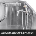 Dog Grooming Tub Stainless Steel Professional Pet Bathtub