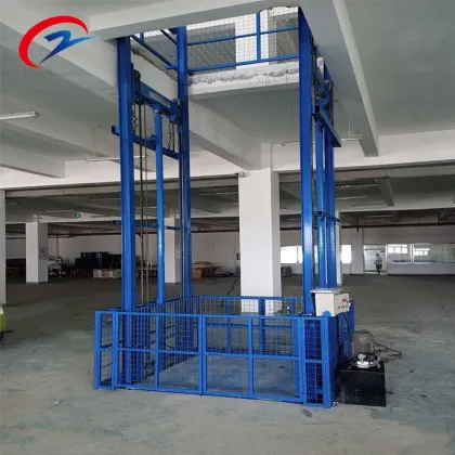 Hydraulic cargo lift warehouse cargo Lift