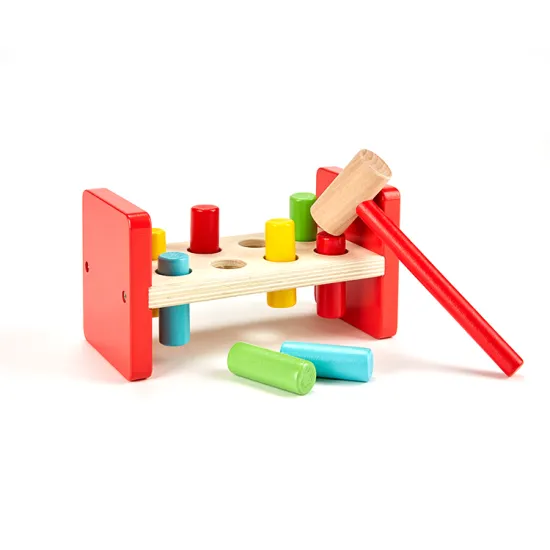  Wooden Pounding Bench: The Ideal Educational Toy for Kids and Toddlers