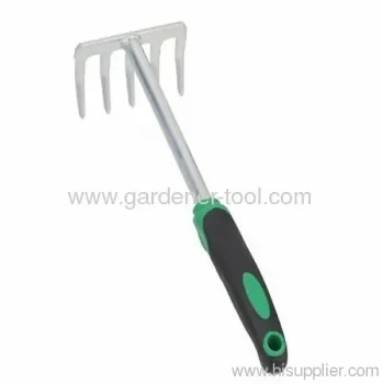 Garden Mini Metal Rake With Double Color 