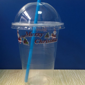 16oz disposable pp plastic cups with dom lid