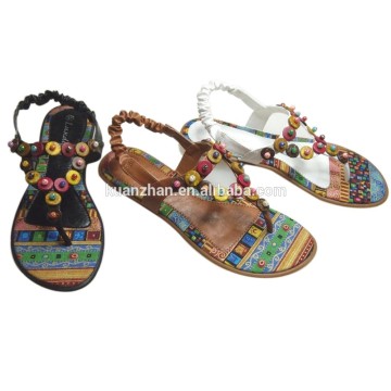 2016 high quality sandal ladies flat sandals