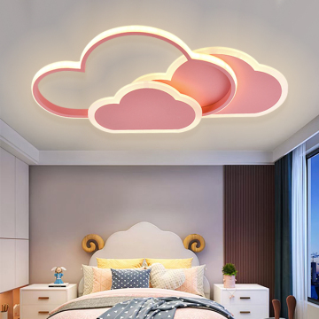 Macarons Color Clouds LED Ceiling Chandelier for Kids Room Bedroom Decoration