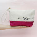 Convenient And Practical Canvas Cosmetic Bag