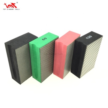 Flexible Diamond Hand Sanding Pad for Granite, Marble, Glass, and Concrete Polishing