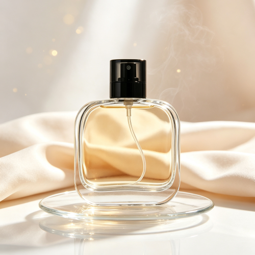 زجاجة عطر مربعة فاخرة