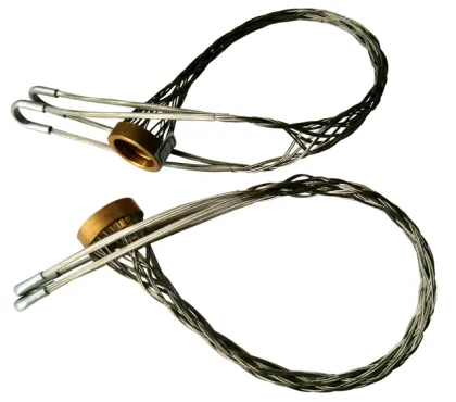 wire mesh grip cable grip cable pulling sock