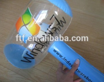 PVC inflatable hammer toy,inflatable promotional hammer/plastic toy hammer