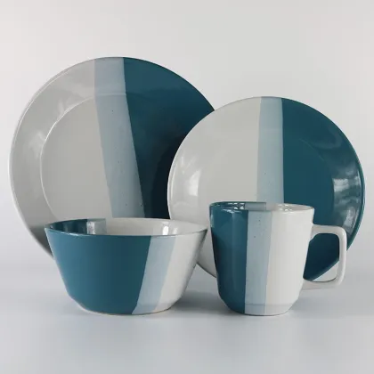 glazed kitchenware commercial dinnerware set