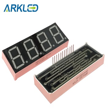 0.8 inch amber color four digits led display