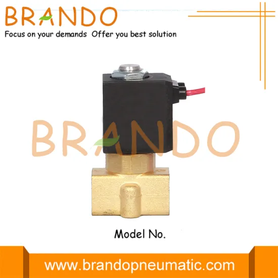 2 Way NC Compact Brass Body Solenoid Valve