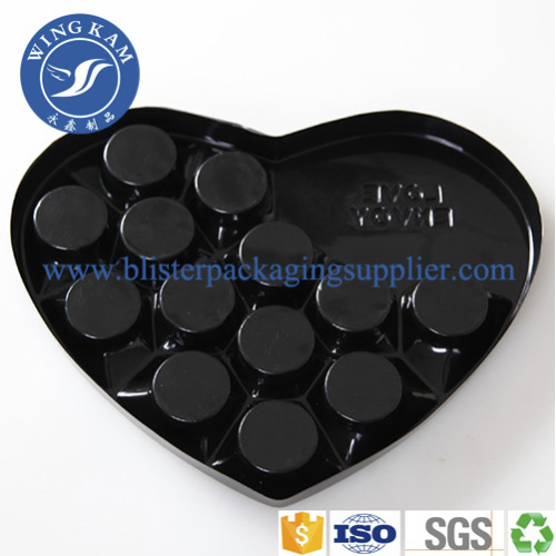 Plastic Blister Tray For Chocolate Food Grade Tray