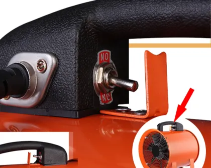 Portable industrial extractor fan