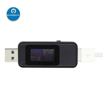 Color LCD digital display USB charger voltage and current tester