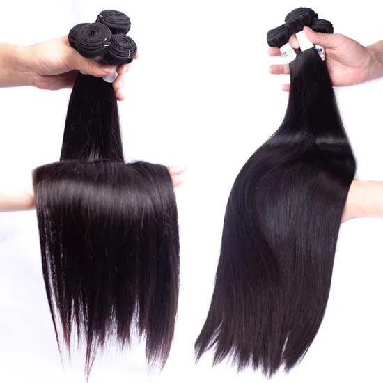 100% Mink Indian Brazilian Bone Straight Body Wave Cuticle Aligned Virgin Human Hair Bundles