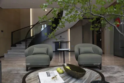 Arcadia Embrace Green Armchair