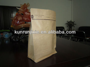 automatic box pouch folding machine, flat bottom pouch with zipper