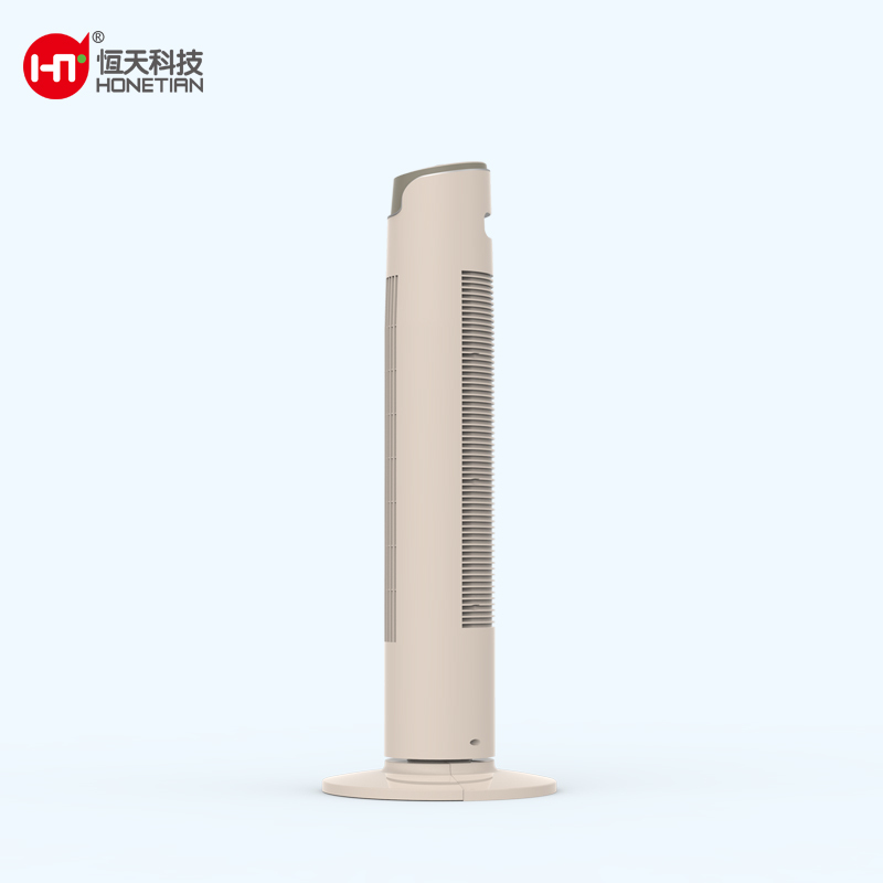 HONETIAN large size 3 speeds auto oscillation knob control hot sellers 45W custom colors indoor plastics tower fan