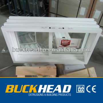Sliding basement pvc window profile,pvc window