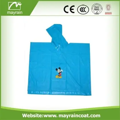 Promotion PVC Rain Poncho Adult Poncho