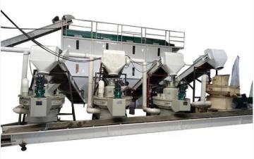 Sawdust and wheat pellet mill
