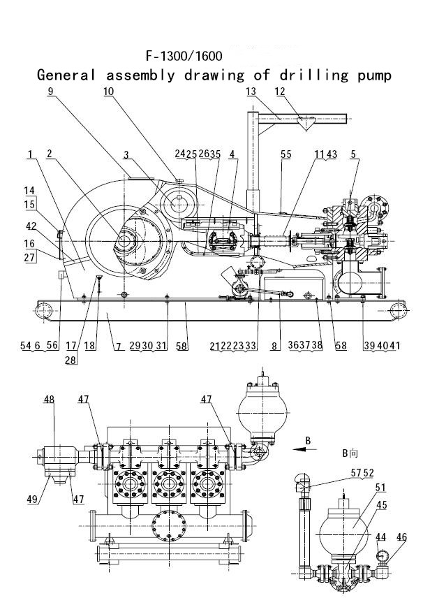 F-1300-1600MUD PUMP