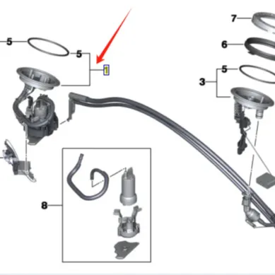 BMW 7 Series (E66, E65) Fuel Pump Replacement Part Number Search