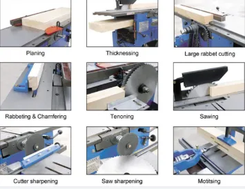 ZQM MQ443A Multi-Use Woodworking Planer Machine